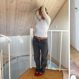 Djerf Avenue Relaxed Jeans Grey